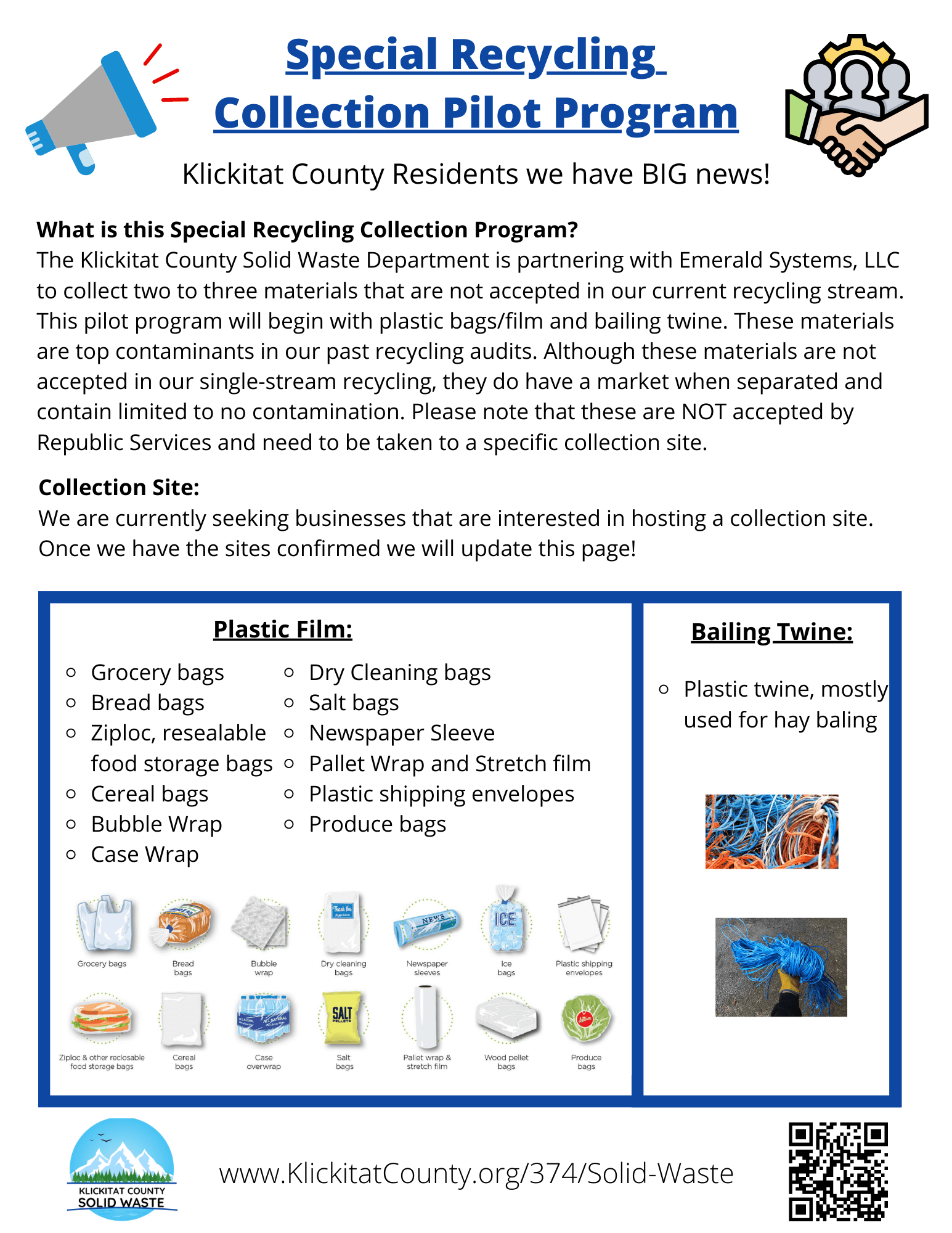 Special Recycling Collection Opens in new window