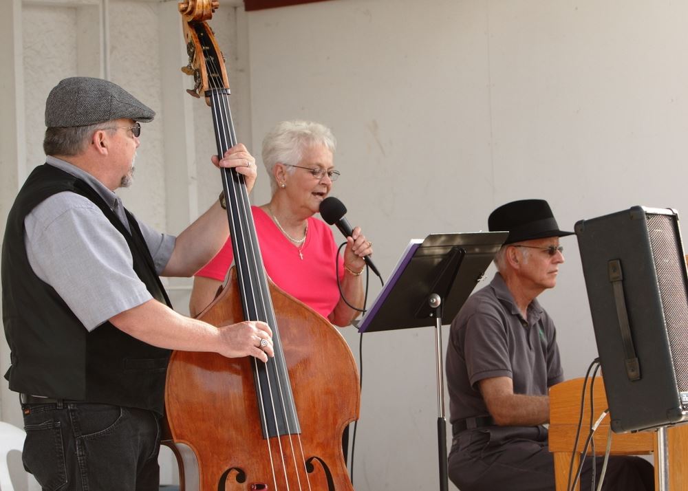 A band performs at the 2014 Klickitat County Fair.