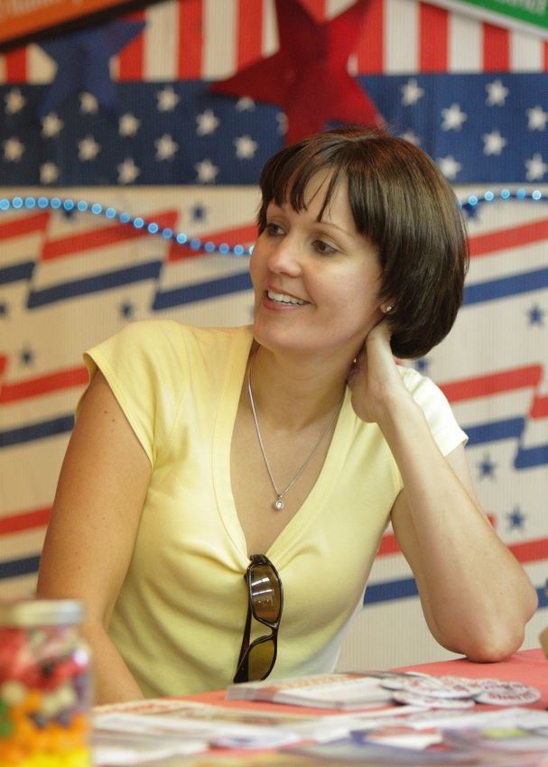 A woman attends the 2014 Klickitat County Fair.